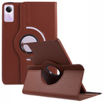 For Xiaomi Redmi Pad SE Case Litchi Texture PU Leather Protective Tablet Cover with Elastic Band