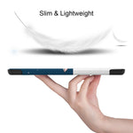 Til Samsung Galaxy Tab S10 FE / S9 FE etui med mønstertryk, tredelt stativ, tabletcover