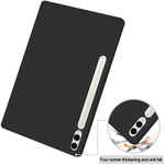 For Samsung Galaxy Tab S9 FE+ Case Tri-fold Stand Pen Slot Tablet Leather Cover