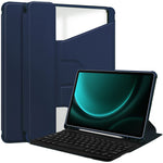 Til Samsung Galaxy Tab S9 FE+ Cover med Bluetooth-kompatibelt Tastatur Rotationsfod Tablet Cover