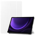 For Samsung Galaxy Tab S10 FE / S9 FE Case Tri-Fold Stand PU Leather Tablet Cover