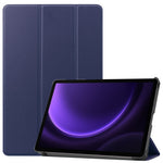For Samsung Galaxy Tab S10 FE / S9 FE Case Tri-Fold Stand PU Leather Tablet Cover