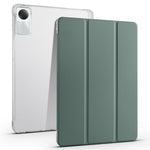 For Xiaomi Redmi Pad SE Clear Back Case Tri-fold Stand Tablet Cover with Pen Slot