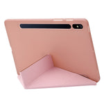 Til Samsung Galaxy Tab S9 Cover Auto Wake / Sleep Silikone+PU Tablet Cover