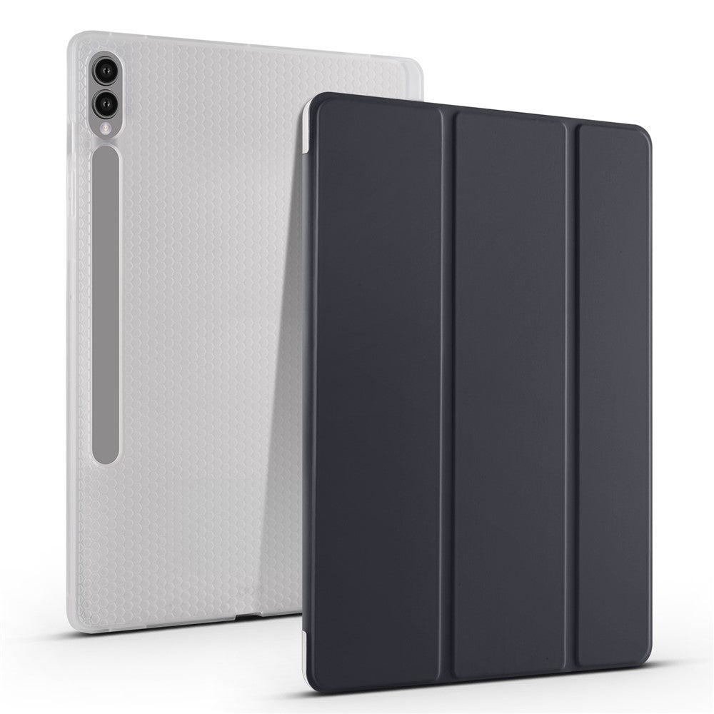 For Samsung Galaxy Tab S9+ Case Tri-Fold Stand Shockproof Tablet Cover with Pen Slot