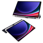 For Samsung Galaxy Tab S9+ Case Tri-Fold Stand Shockproof Tablet Cover with Pen Slot