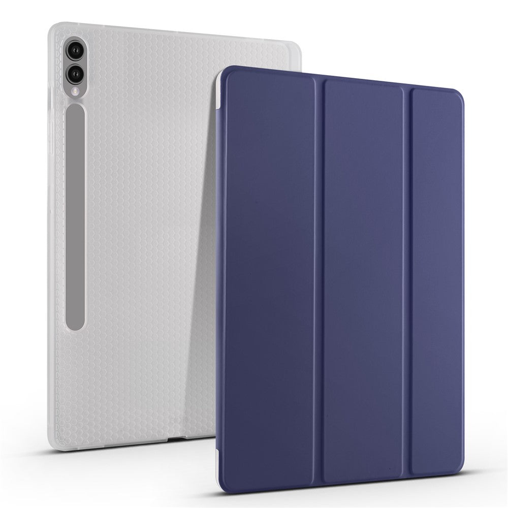 For Samsung Galaxy Tab S9+ Case Tri-Fold Stand Shockproof Tablet Cover with Pen Slot