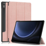 For Samsung Galaxy Tab S10 FE / S9 FE SM-X510 SM-X516 / S9 Leather Case Trifold Stand Tablet Cover