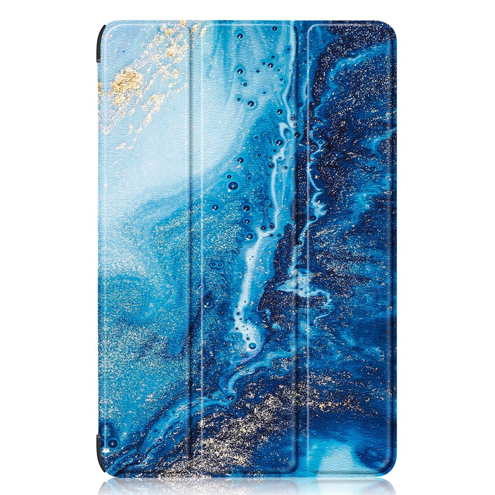 Til Samsung Galaxy Tab S9 FE sm-x510 sm-x516 Cover Trefoldigt Stander Mønster Print Tablet Cover