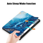 Til Samsung Galaxy Tab S9 FE sm-x510 sm-x516 Cover Trefoldigt Stander Mønster Print Tablet Cover