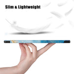 Til Samsung Galaxy Tab S9 FE sm-x510 sm-x516 Cover Trefoldigt Stander Mønster Print Tablet Cover