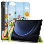 Til Samsung Galaxy Tab S9 FE sm-x510 sm-x516 Cover Trefoldigt Stander Mønster Print Tablet Cover