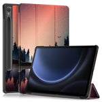 Til Samsung Galaxy Tab S9 FE sm-x510 sm-x516 Cover Trefoldigt Stander Mønster Print Tablet Cover