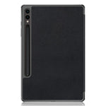 Til Samsung Galaxy Tab S9 FE+ SM-x610 / SM-616 Etui Læder Tablet Cover med Tredelt Stand