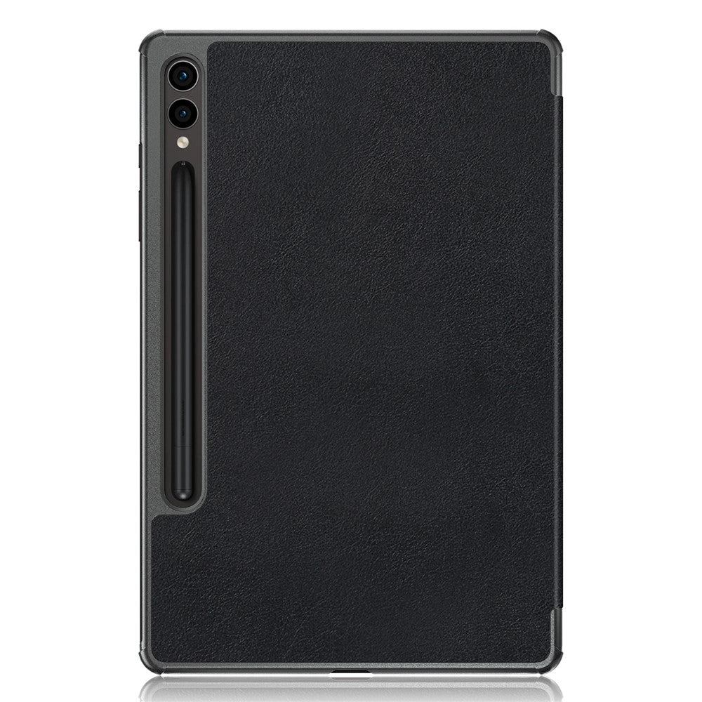 Til Samsung Galaxy Tab S9 FE+ SM-x610 / SM-616 Etui Læder Tablet Cover med Tredelt Stand