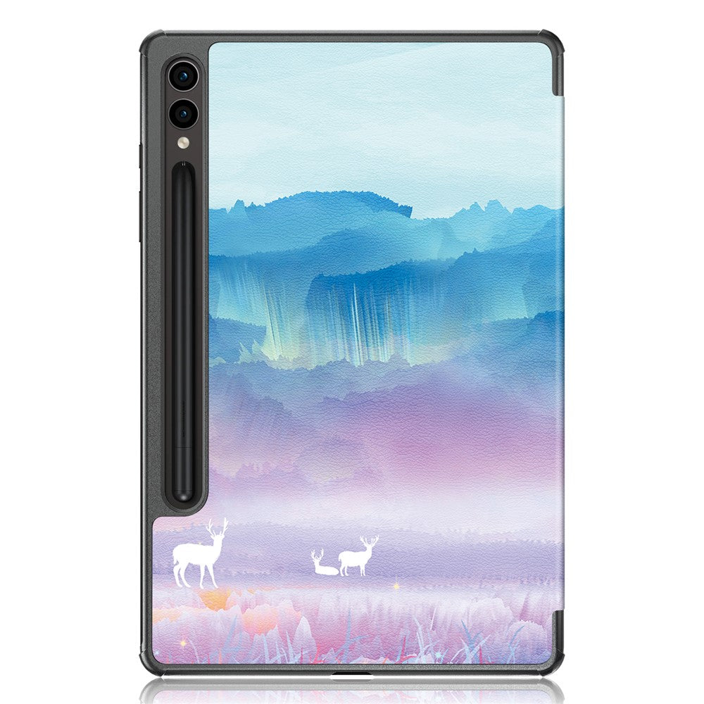 For Samsung Galaxy Tab S9 FE+ SM-x610 / SM-616 Case Tri-fold Stand Leather Tablet Cover