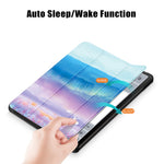 For Samsung Galaxy Tab S9 FE+ SM-x610 / SM-616 Case Tri-fold Stand Leather Tablet Cover