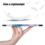 For Samsung Galaxy Tab S9 FE+ SM-x610 / SM-616 Case Tri-fold Stand Leather Tablet Cover