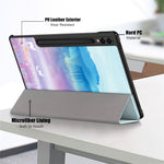 For Samsung Galaxy Tab S9 FE+ SM-x610 / SM-616 Case Tri-fold Stand Leather Tablet Cover