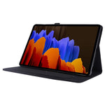 For Samsung Galaxy Tab S9 Ultra Case Cloth Texture Card Holder Tablet Stand Cover
