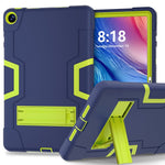 For Huawei MatePad SE 10.4-inch Robot Style Case Silicone + PC Color Contrast Kickstand Tablet Cover