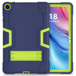 For Huawei MatePad SE 10.4-inch Robot Style Case Silicone + PC Color Contrast Kickstand Tablet Cover