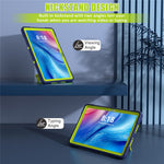 For Huawei MatePad SE 10.4-inch Robot Style Case Silicone + PC Color Contrast Kickstand Tablet Cover