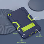 For Huawei MatePad SE 10.4-inch Robot Style Case Silicone + PC Color Contrast Kickstand Tablet Cover
