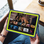 For Huawei MatePad SE 10.4-inch Robot Style Case Silicone + PC Color Contrast Kickstand Tablet Cover