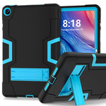 For Huawei MatePad SE 10.4-inch Robot Style Case Silicone + PC Color Contrast Kickstand Tablet Cover