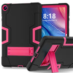 For Huawei MatePad SE 10.4-inch Robot Style Case Silicone + PC Color Contrast Kickstand Tablet Cover