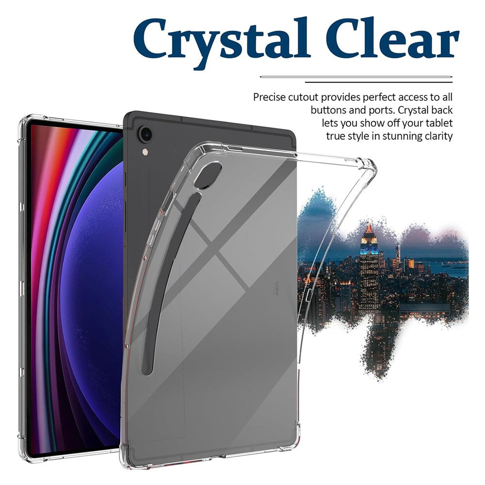 Til Samsung Galaxy Tab S10 Lite / S10 FE / S9 FE Cover TPU Cover HD Transparent Drop Protection Tablet Shell