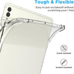 Til Samsung Galaxy Tab S9 FE+ Cover HD Klart Skal Stødsikkert Beskyttende Tablet TPU-cover