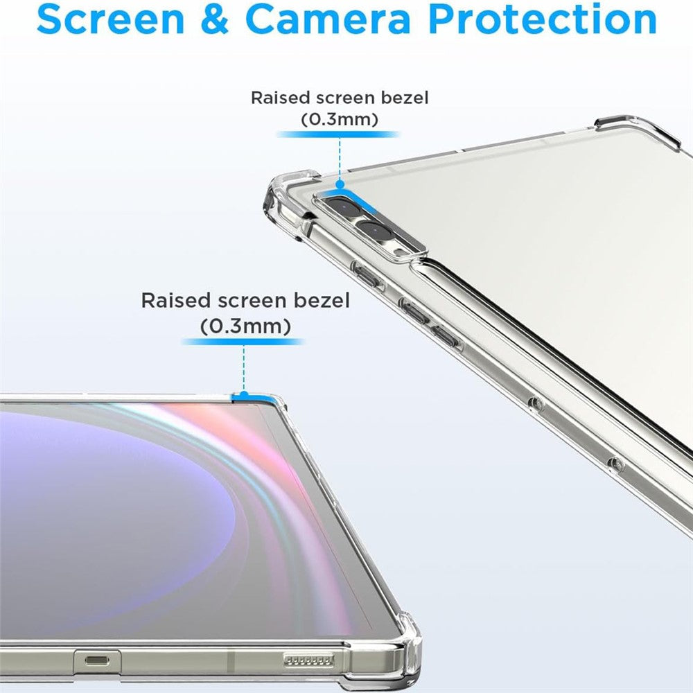 Til Samsung Galaxy Tab S9 FE+ Cover HD Klart Skal Stødsikkert Beskyttende Tablet TPU-cover