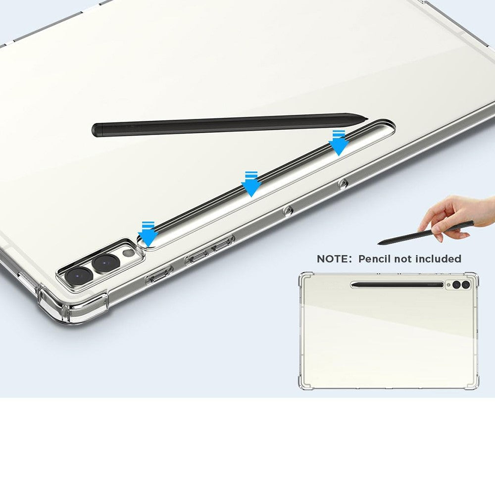 Til Samsung Galaxy Tab S9 FE+ Cover HD Klart Skal Stødsikkert Beskyttende Tablet TPU-cover