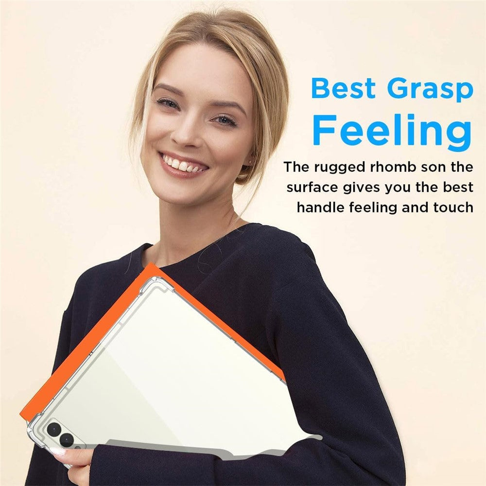 Til Samsung Galaxy Tab S9 FE+ Cover HD Klart Skal Stødsikkert Beskyttende Tablet TPU-cover