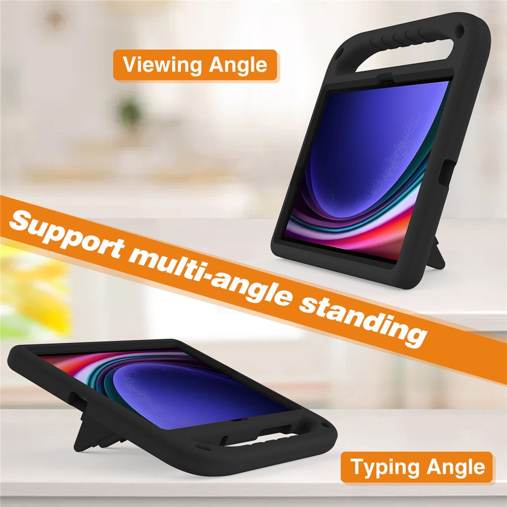 For Samsung Galaxy Tab S10 Lite / S10 FE / S9 FE Case Kickstand EVA Tablet Cover with Hand Grip