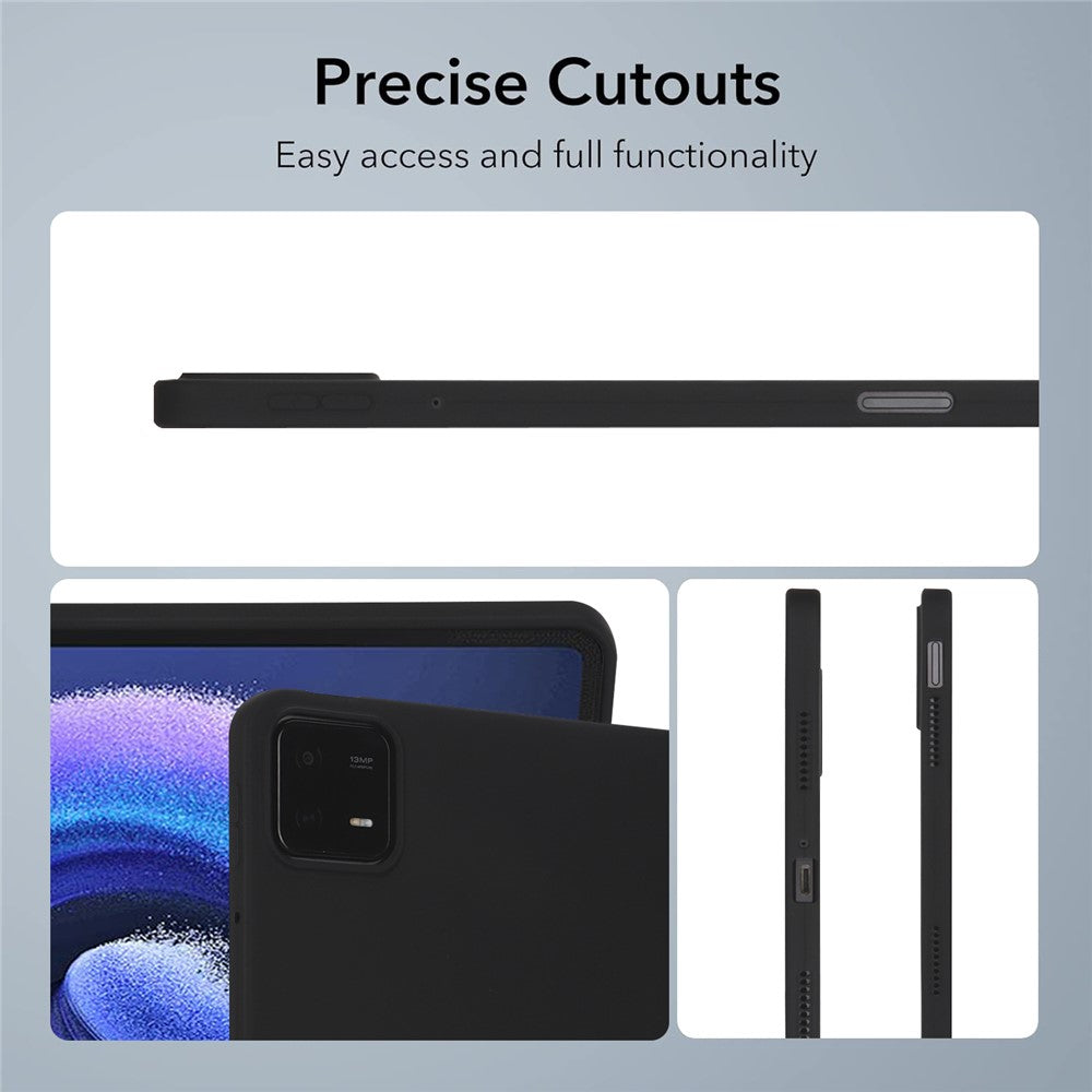 For Xiaomi Pad 6 / Pad 6 Pro Case Four Corners Airbag Skin-Touch TPU Tablet Cover