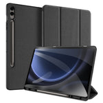 DUX DUCIS Domo Series til Samsung Galaxy Tab S9 FE+ Tri-fold Stativcover i Læder, Business Smart Tablet Cover