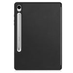 For Samsung Galaxy Tab S10 Lite / S10 FE / S9 FE / Tab S9 Smart Case PU Leather+TPU Trifold Stand Tablet Cover with Pencil Holder