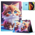 For Lenovo Tab P11 Gen 2 TB-350 Case Pattern Printing Leather Card Holder Tablet Cover