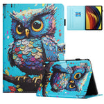 For Lenovo Tab P11 Gen 2 TB-350 Case Pattern Printing Leather Card Holder Tablet Cover