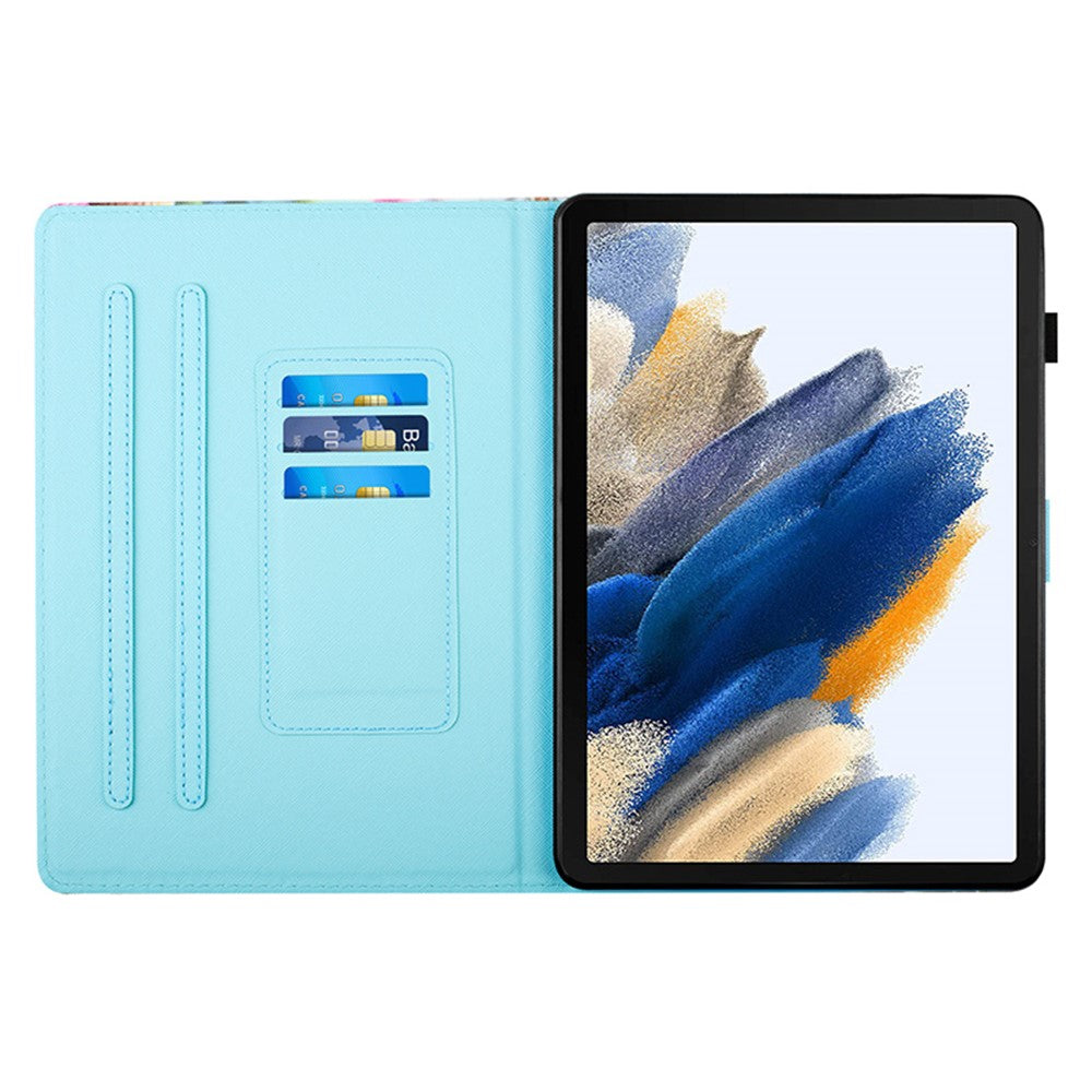 Lenovo Tab M10 (Gen 3) fodral med mönstertryck, korthållare, PU-läder, surfplatta