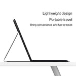 Til Samsung Galaxy Tab S10 Ultra / S9 Ultra / S8 Ultra tastatur med baggrundsbelysning og touchpad, Bluetooth-kompatibelt tastatur med penneholder i læder til tablet