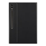 Til Samsung Galaxy Tab S10 Ultra / S9 Ultra / S8 Ultra tastatur med baggrundsbelysning og touchpad, Bluetooth-kompatibelt tastatur med penneholder i læder til tablet