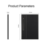 Til Samsung Galaxy Tab S10 Ultra / S9 Ultra / S8 Ultra tastatur med baggrundsbelysning og touchpad, Bluetooth-kompatibelt tastatur med penneholder i læder til tablet