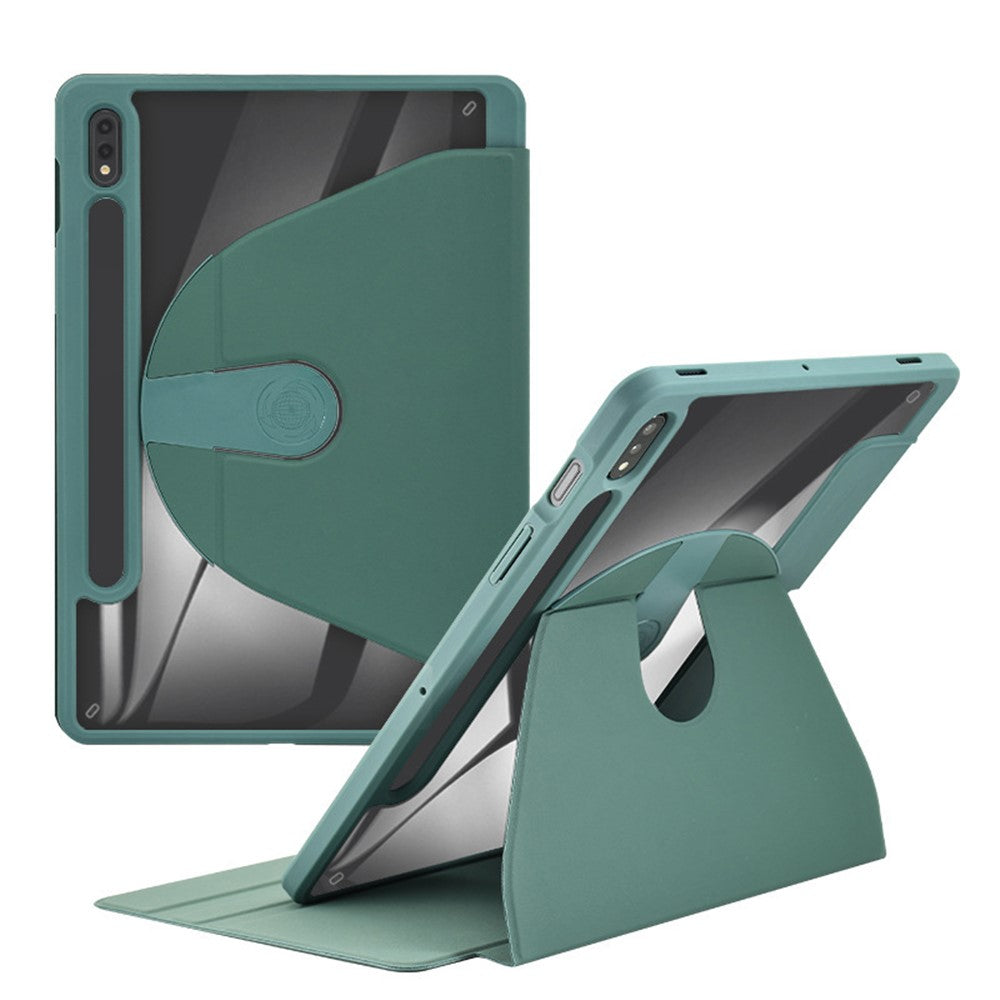 For Samsung Galaxy Tab S9+ / Tab S9 FE+ Case PC+TPU+PU Leather Stand Tablet Cover