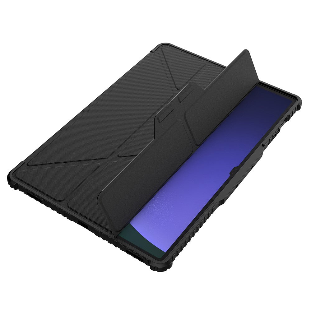 NILLKIN Bumper Leather Case Pro for Samsung Galaxy Tab S9 Ultra Protective Cover PU Leather Tablet Smart Shell