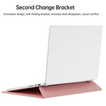 15 Inch Laptop Sleeve Case with Stand Feature PU Leather Storage Bag Slim Envelope