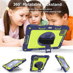 For Xiaomi Pad 6 / Pad 6 Pro Kickstand Cover Shock Absorbent Silicone+PC Tablet Case with Shoulder Strap